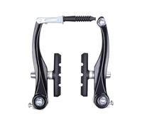 ReachMall Étriers de frein en V en alliage d'aluminium pour VTT vélos pliants avec rainures de drainage, tension de ressort réglable, tension de ressort réglable, équitation par temps humide