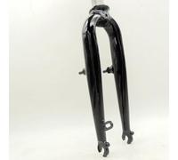 ReachMall Fourche avant en aluminium, fourche de vélo pliable de 50,8 cm avec tube droit de 28,6 mm, espacement de 74 mm pour frein en V,
