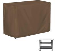 ReachMall Housse de chariot de salle à manger Royal Gourmet PC3401B PC3401S PC3404S avec fermeture éclair fendue Oxford 210D imperméable et résistante aux UV Protection de table de barbecue