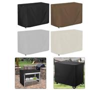ReachMall Housse de chariot de salle à manger Royal Gourmet PC3401B PC3401S PC3404S, Oxford 210D imperméable avec fermeture éclair séparée, protection de table de barbecue d'extérieur