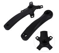 ReachMall Jeu de manivelles BCD104 mm 152 mm en alliage d'aluminium noir standard 9/16" pour vélo de route VTT 7-12 vitesses