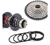 ReachMall Joint d'espacement de cassette en alliage d'aluminium haute dureté non rotatif pour le réglage du moyeu de volant d'inertie de vélo
