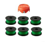 ReachMall Kit de bobine de fil de 6 pièces pour tondeuse à gazon avec couvercle de bobine de rechange pour GL7033 GL8033 GL9035, SYCV7E2070V1GJ0N863AXBQFK6WRE