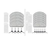 ReachMall Kit de remplacement pour Bosch Spotless + BCRD1W & Advanced + BCRD2W - Filtres serpillères latérales pour aspirateur robot