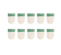 ReachMall Lot de 10 abat-jours à kérosène en forme de U en gaze de coton pour réparation de lanternes Coleman - Flamme lumineuse stable - Faible chaleur - Camping en plein air