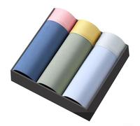 ReachMall Lot de 3 boxers unis pour homme et jeune avec coins plats pour plus de confort (taille XL E)