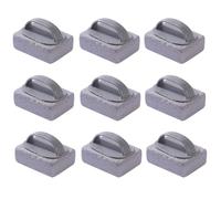 ReachMall Lot de 3 pierres ponces de nettoyage pour barbecue et piscine, brique portable robuste supprime les taches de graisse, brosse sûre pour barbecue