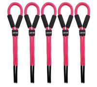 ReachMall Lot de 5 sangles flottantes colorées pour lunettes de soleil : sangle élastique réglable pour la pêche, le cyclisme, le ski et les sports nautiques