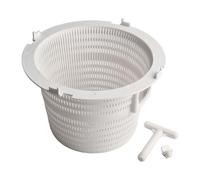 ReachMall Panier d'écumoire pour piscine Paramount Swimway SP5000, blanc, remplacement avec trou avant et languettes de verrouillage, facile à installer pour piscines enterrées