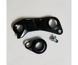 ReachMall Patte de dérailleur arrière de vélo en alliage d'aluminium CNC pour SCOTT 235288 142-RWS12, avec vis et capuchon d'essieu, noir