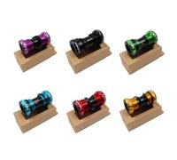ReachMall Pédalier de vélo de montagne, 68-73 mm fileté BB pour pédalier de 24 mm, plateau de roulement en alliage d'aluminium, noir