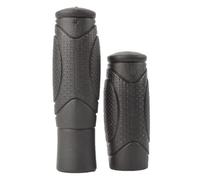 ReachMall Poignées de guidon de vélo TPR en caoutchouc antidérapant texture confortable pour montagne 22,2 mm route pliable fixe noir longueur 125 mm