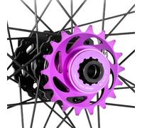 ReachMall Roue libre à vitesse unique, pignon en alliage d'aluminium 16T/18T pour VTT à pignon fixe, avec entretoises et anneau de verrouillage