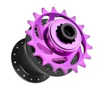 ReachMall Roue libre de vélo à vitesse unique, pignon en alliage d'aluminium 16T/18T pour VTT à pignon fixe, avec entretoises et anneau de verrouillage