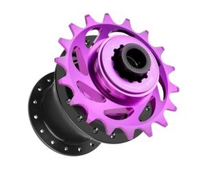 ReachMall Roue libre de vélo à vitesse unique, pignon en alliage d'aluminium 16T/18T pour VTT à pignon fixe, avec entretoises et anneau de verrouillage