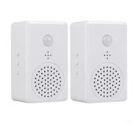 ReachMall Sonnette de bienvenue avec détecteur de mouvement pour entrée de magasin (2 pièces)