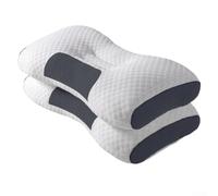 ReachMall Support cervical orthopédique pour dormir, noyau non pliable multifonction pour dormir (gris)