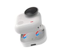 ReachMall Support de charge pour Insta360 Go Ultra, station d'accueil compacte en ABS avec trou pour cordon, base de chargeur de voyage portable, noir