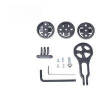 ReachMall Support de guidon en alliage pour ordinateur de vélo, angle d'inclinaison réglable avec 3 bases, compatible avec Garmin, Wahoo et vélo de route Bryton
