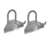ReachMall Support de tuyau de piscine gris en acier inoxydable antirouille pour tuyau de piscine Intex diamètre 26-38 mm, facile à installer, design peu encombrant
