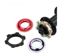 ReachMall Verrou de moyeu de vélo pour convertisseur de bague centralisée vers adaptateur à disque à 6 boulons en alliage d'aluminium 6061 finition anodisée pour système de freinage de vélo de