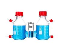 Réacteur à pile à combustible chimique microbien de 500 ml avec bouchons GL45 - dispositif résistant à l'érosion