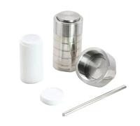 Réacteur D'autoclave De Synthèse Hydrothermique Doublé De 25 À 100 Ml, Réservoir De Digestion À Haute Pression En Acier 3Mpa 304, Argent PTFE(25ml)