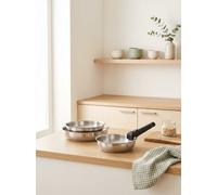 LAGUIOLE CUISSON - Set de 3 poêles inox amovible 20/24/28cm - ""Réactif""