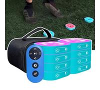 伟 祥 Reaction Training Light, Agility Reaction Speed Training Lights for Sports and Fitness, 4 Modes and 4 Colors, 270° Viewing Angle, 10cm Height Sensing Distance, Remote Control