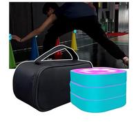 伟 祥 Reaction Training Lights Improves Reaction Speed and Agility, Hand Eye Coordination Training Lamp, t 4 Modes & 4 Light Color, 10CM Sensing Distance, 270° Viewing Angle, Remote Control