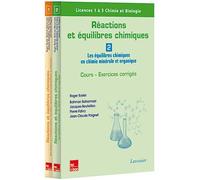 Réactions et équilibres chimiques Coffret 2 volumes - Roger Barlet - Technique Et Documentation - Coffret - Scolaire / Universitaire