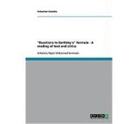 "Reactions to Bartleby's" formula - A reading of text and critics Goetzke, Sebastian (Auteur)