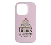 Read Banned Books and Dismantle The Patriarchy Feminist Coque pour iPhone 14 Pro