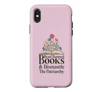 Read Banned Books and Dismantle The Patriarchy Feminist Coque pour iPhone X/XS