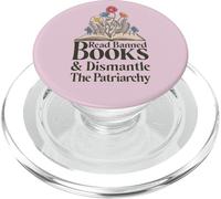 Read Banned Books and Dismantle The Patriarchy Feminist PopSockets PopGrip pour MagSafe