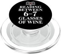 Read Between The Wines 6 7 Reading 6-7 Just One More Chapter PopSockets PopGrip pour MagSafe