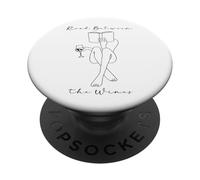 Read Between The Wines Book Club Wine Drinking Books Lovers PopSockets PopGrip Adhésif