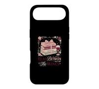 Read Between The Wines Book Lover Wine Humor Lecteur de Coquette Coque pour iPhone Air