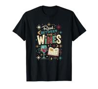 Read Between The Wines Livre de Lecture pour Amateur de vin T-Shirt