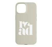Read Book Lover Reader Minimaliste Typographie Littéraire Design Coque pour iPhone 15