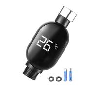 Read Digital Display with Bright Led, Shower Water Sensor Waterproof Home Improvement Accessory for Bathroom, Kitchen, Household Use, Easy Installation Accurate Temperature Monitoring