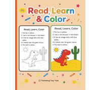 Read, Learn and Color Book for kids: Easy Facts and Cute Coloring Pages About the World Around Us - For Kids Ages 4 - 8