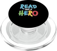 Read Like Hero | Livres Littérature | Bibliothèque Bookworm PopSockets PopGrip pour MagSafe