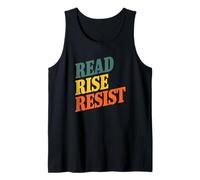 Read Rise Resist Great Book Citation Funny Reading Lover Débardeur
