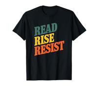 Read Rise Resist Great Book Citation Funny Reading Lover T-Shirt