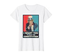 Read The Constitution Patriotic Study The US Constitution T-Shirt Graphique avec Valeur