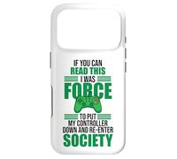 Read This Force Society Gamer Humor Statement Coque pour iPhone 17 Pro