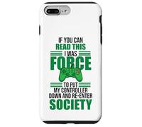 Read This Force Society Gamer Humor Statement Coque pour iPhone 7 Plus/8 Plus