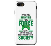 Read This Force Society Gamer Humor Statement Coque pour iPhone SE (2020) / 7/8