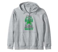 Read This Force Society Gamer Humor Statement Sweat à Capuche